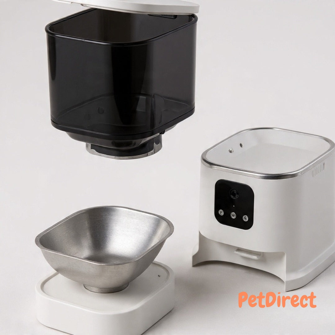 Dispenser Automatico Smart per Alimenti (6L) con Connettività Wi-Fi e Controllo Tramite App