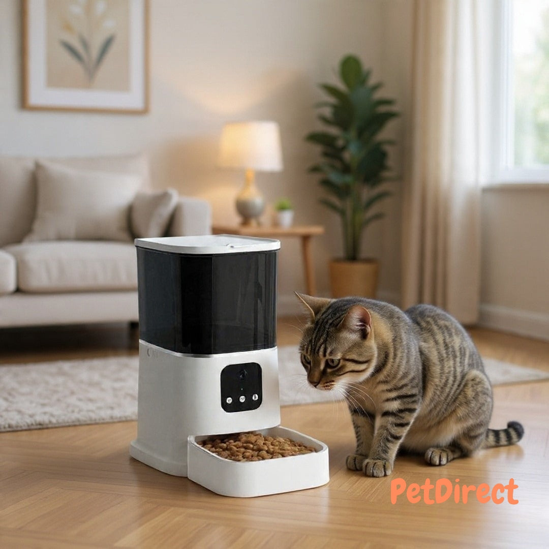 Dispenser Automatico Smart per Alimenti (6L) con Connettività Wi-Fi e Controllo Tramite App