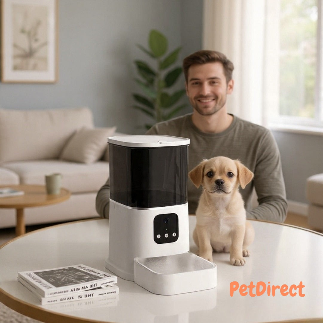 Dispenser Automatico Smart per Alimenti (6L) con Connettività Wi-Fi e Controllo Tramite App