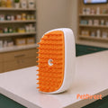 3-in-1 USB Rechargeable Steam Brush for Dogs and Cats | Massage Comb and Spray for Effective Hair Removal